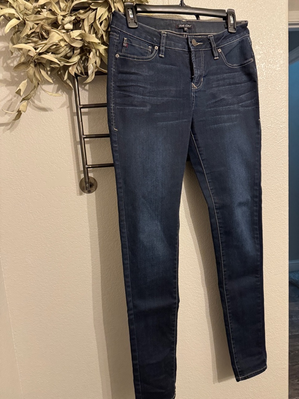 Dear John Indigo Skinny Jeans - Sleek Dark Wash